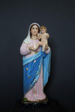 彩绘木雕-圣母·流亡（Our Lady of Exile）-多尺寸 - 图片 3