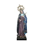 彩绘木雕-痛苦圣母（Our Lady of Sorrows）-多尺寸