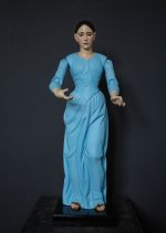 彩绘木雕-罗卡式痛苦圣母（Our Lady of Sorrows “Roca”）-多尺寸 - 图片 2