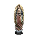 彩绘木雕-瓜达卢佩圣母（Our Lady of Guadalupe）-多尺寸