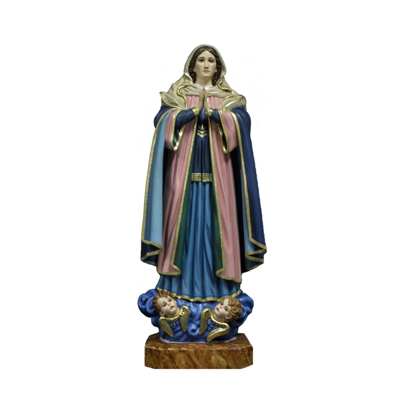 彩绘木雕-拉帕圣母（Our Lady of Lapa）-多尺寸