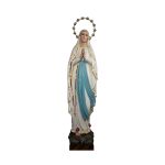 彩绘木雕-露德圣母（Our Lady of Lourdes）-多尺寸