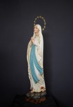 彩绘木雕-露德圣母（Our Lady of Lourdes）-多尺寸 - 图片 2