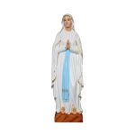 彩绘木雕-露德圣母（Our Lady of Lourdes）-多尺寸