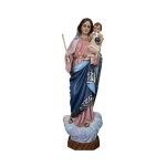 彩绘木雕-光明圣母（Our Lady of Light）-多尺寸