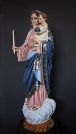 彩绘木雕-光明圣母（Our Lady of Light）-多尺寸 - 图片 2
