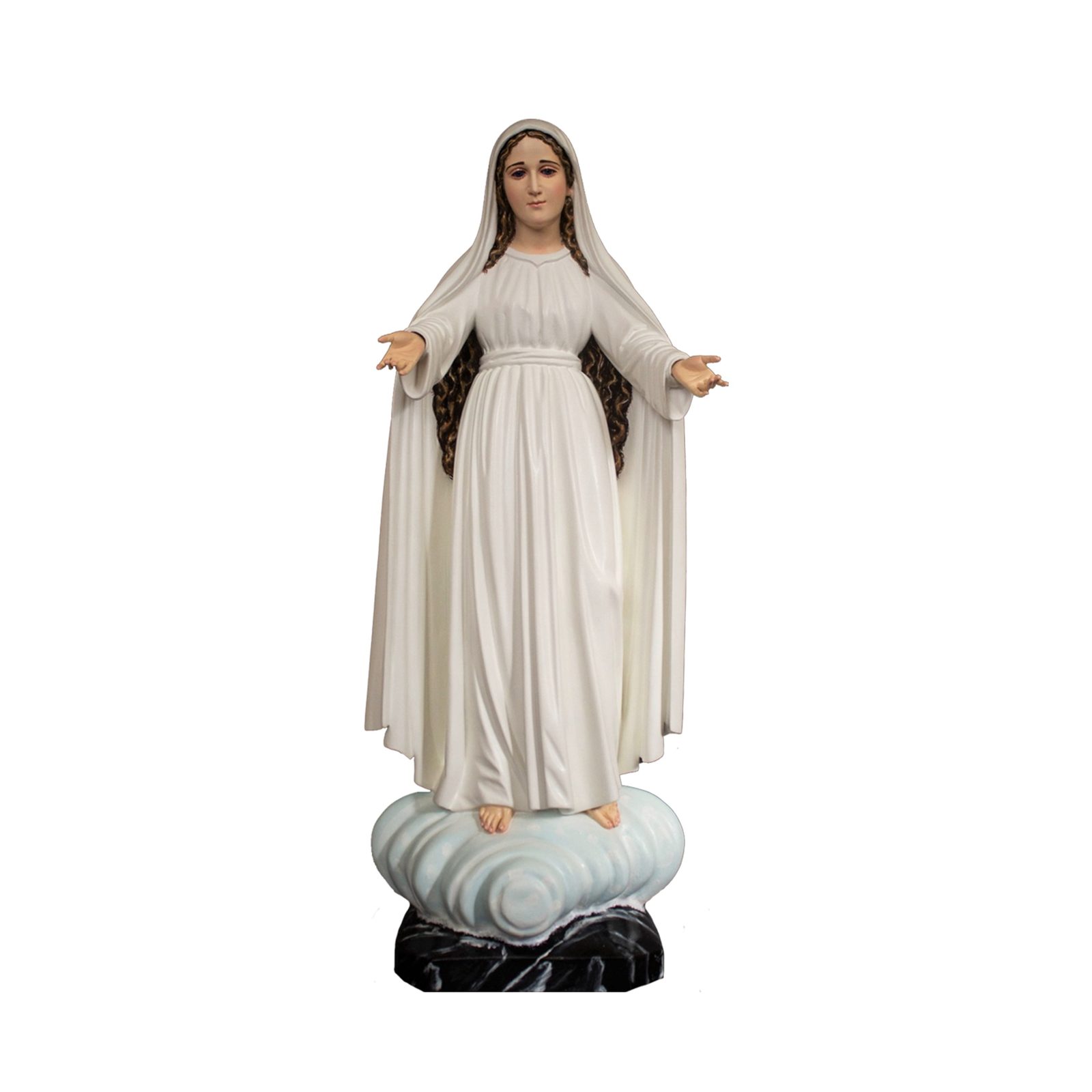 IC02STP163 彩绘木雕-中保圣母(Our Lady Mediatrix)-多尺寸 - 图片 1