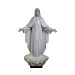 彩绘木雕-圣母·默主哥耶（Our Lady of Medugorje）-多尺寸