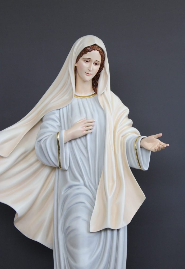 彩绘木雕-圣母·默主哥耶（Our Lady of Medugorje）-多尺寸 - 图片 2