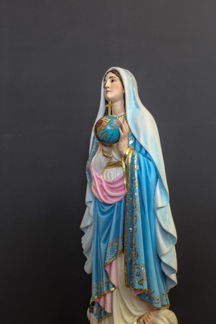 彩绘木雕-传教区圣母（Our Lady of the Missions）-多尺寸 - 图片 2