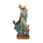 彩绘木雕-航海者圣母（Our Lady of Navigators）-多尺寸