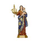 彩绘木雕-航海者圣母（Our Lady of Navigators）-多尺寸