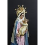 彩绘木雕-新道路圣母（Our Lady of the New Path）-多尺寸