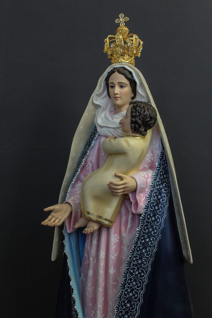 彩绘木雕-新道路圣母（Our Lady of the New Path）-多尺寸 - 图片 2