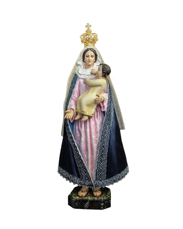 彩绘木雕-新道路圣母（Our Lady of the New Path）-多尺寸 - 图片 3