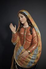 彩绘木雕-圣母·Ó（Our Lady of Ó）-多尺寸 - 图片 2