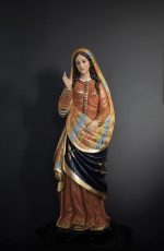 彩绘木雕-圣母·Ó（Our Lady of Ó）-多尺寸 - 图片 3