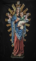 彩绘木雕-永援圣母（Our Lady of Perpetual Help）-多尺寸 - 图片 2