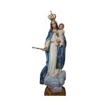 彩绘木雕-玫瑰经圣母（Our Lady of the Rosary）-多尺寸