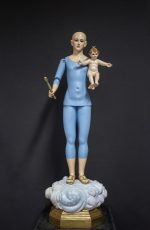 彩绘木雕-罗卡式圣母与圣婴（Roca with Body with Boy）-多尺寸 - 图片 2
