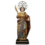 彩绘木雕-圣欧斐米亚（Saint Euphemia）-多尺寸
