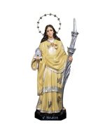 彩绘木雕-圣欧斐米亚（Saint Euphemia）-多尺寸 - 图片 2