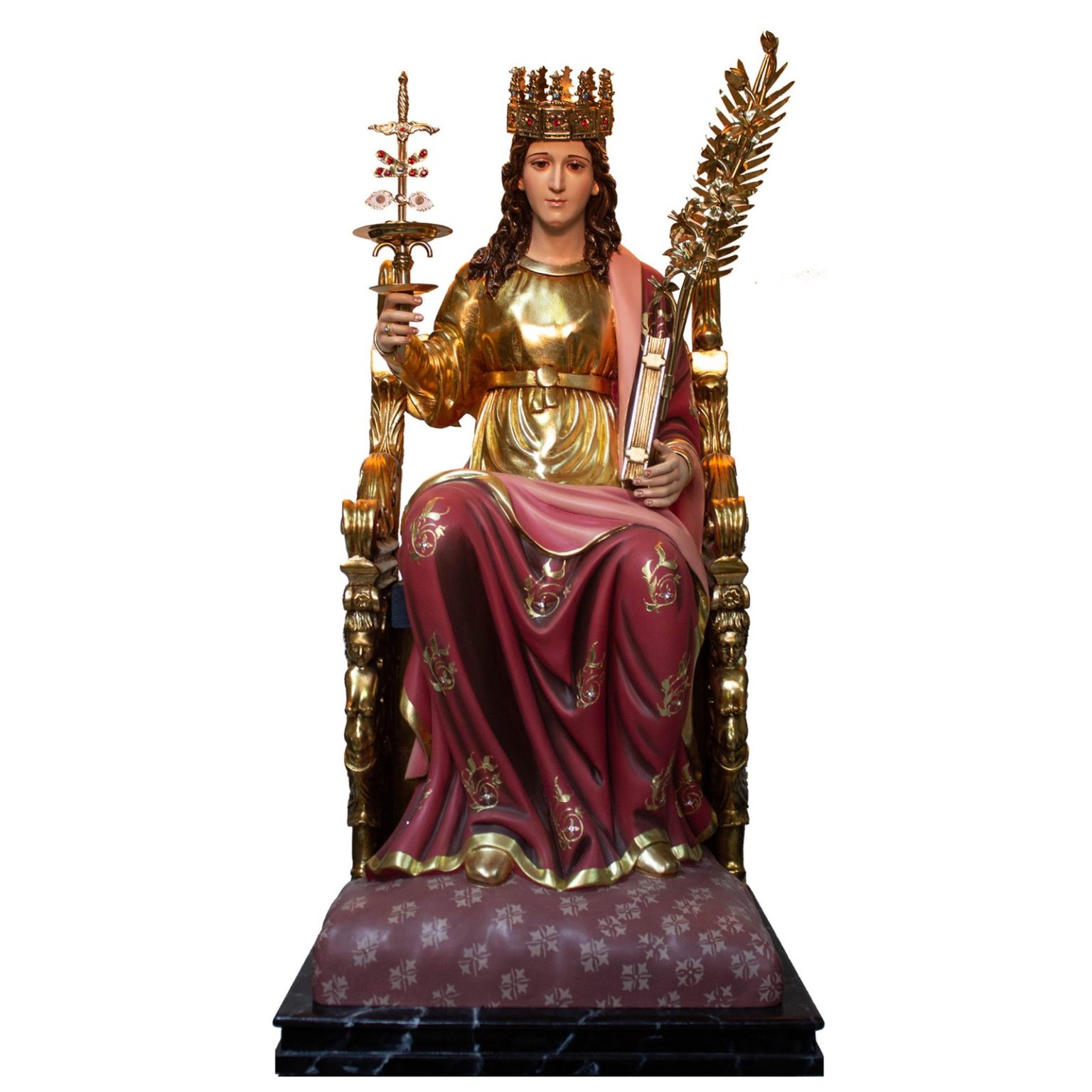 彩绘木雕-圣露琪亚（Saint Lucia）-多尺寸