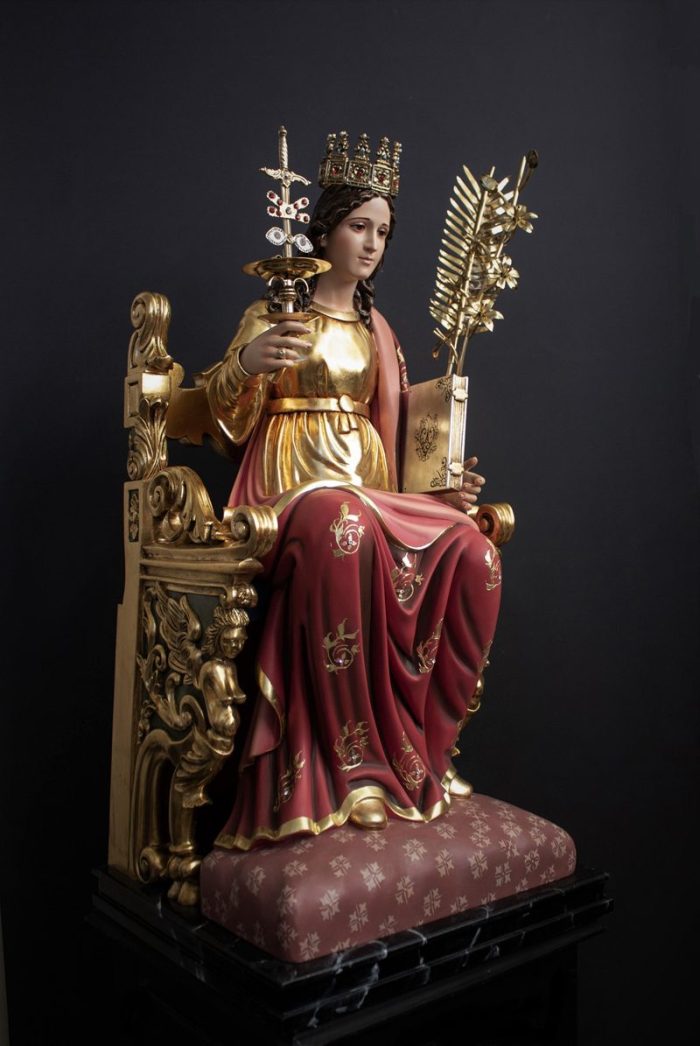 彩绘木雕-圣露琪亚（Saint Lucia）-多尺寸 - 图片 2