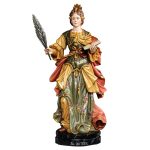 彩绘木雕-圣基泰里亚（Saint Quiteria）-多尺寸