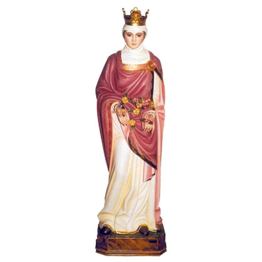 IC02STP286 彩绘木雕-圣伊莎贝尔王后(Queen Saint Elizabeth)-多尺寸 - 图片 1