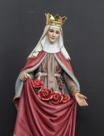彩绘木雕-圣伊莎贝尔王后（Queen Saint Elizabeth）-多尺寸 - 图片 2