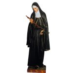 彩绘木雕-圣丽达（Saint Rita）-多尺寸