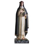 彩绘木雕-圣利马的罗莎（Saint Rose of Lima）-多尺寸