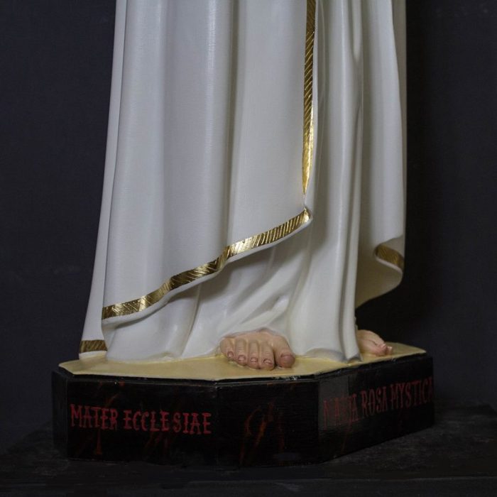彩绘木雕-神秘玫瑰圣母（Saint Mystical Rose）-多尺寸 - 图片 2