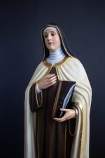 彩绘木雕-圣女大德兰（Saint Therese of Avila）-多尺寸 - 图片 2