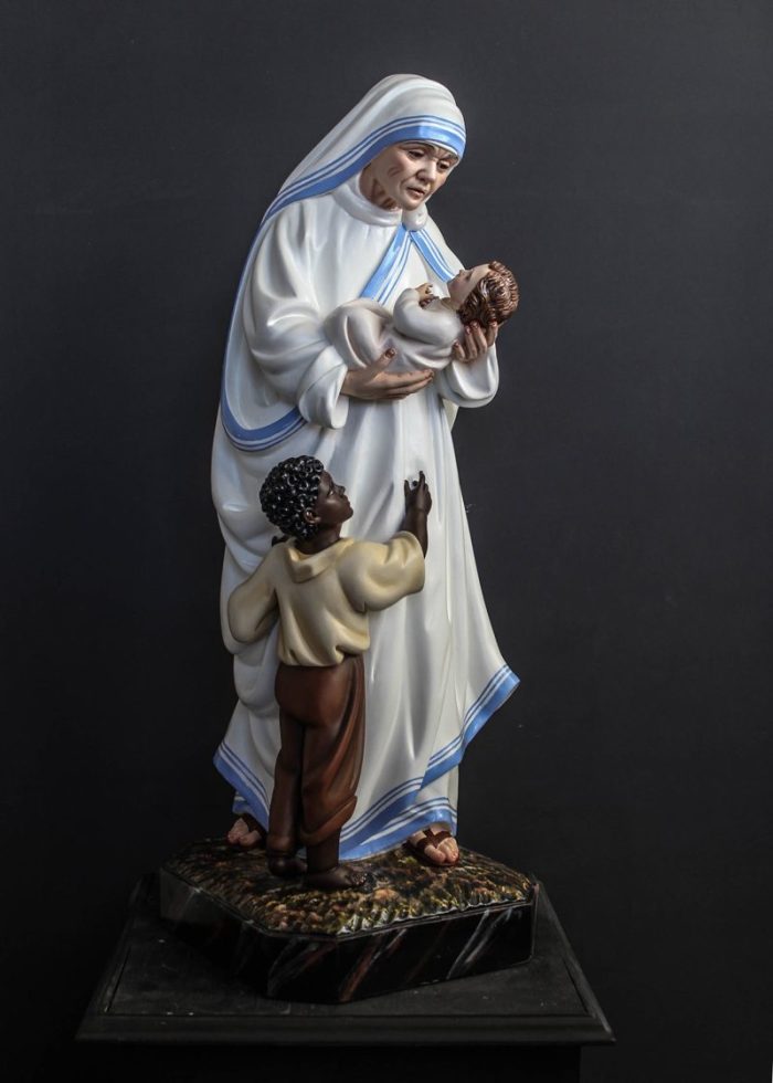 彩绘木雕-加尔各答圣德兰修女（Mother Teresa of Calcutta）-多尺寸 - 图片 2