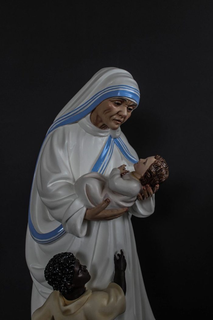 彩绘木雕-加尔各答圣德兰修女（Mother Teresa of Calcutta）-多尺寸 - 图片 3