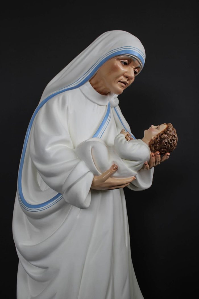 彩绘木雕-加尔各答圣德兰修女（Mother Teresa of Calcutta）-多尺寸 - 图片 2