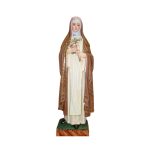 彩绘木雕-圣女小德兰（Saint Therese）-多尺寸