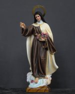 彩绘木雕-圣女小德兰（Saint Therese）-多尺寸 - 图片 2