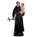 彩绘木雕-圣安多尼（St. Anthony）-多尺寸