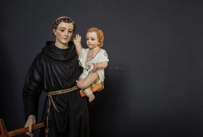 彩绘木雕-圣安多尼（St. Anthony）-多尺寸 - 图片 2