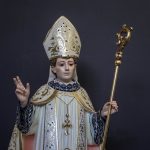 彩绘木雕-圣本笃（St. Benedict）-多尺寸 - 图片 2
