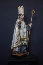 彩绘木雕-圣本笃（St. Benedict）-多尺寸 - 图片 4