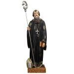 彩绘木雕-圣本笃（St. Benedict）-多尺寸