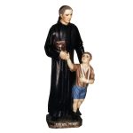 彩绘木雕-圣本笃·梅尼与儿童（St. Benedict Menni with
  Child）-多尺寸