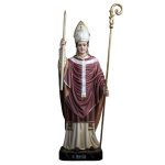 彩绘木雕-圣勃拉削（St. Blaise）-多尺寸