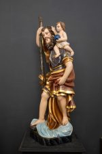 彩绘木雕-圣克里斯多福（St. Christopher）-多尺寸 - 图片 2