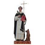 彩绘木雕-圣道明（St. Dominic）-多尺寸