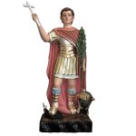 彩绘木雕-圣急速主保圣人（St. Expeditus）-多尺寸